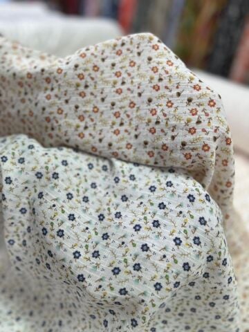 MÜSLİN KUMAŞ MİNİK BASKILI