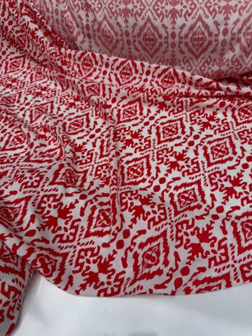 İTHAL VİSKON KUMAŞ RED LOVE