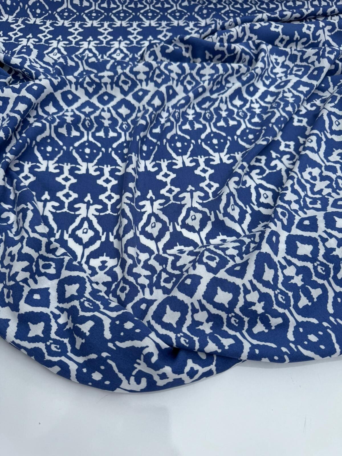 İTHAL VİSKON KUMAŞ BLUE LOVE