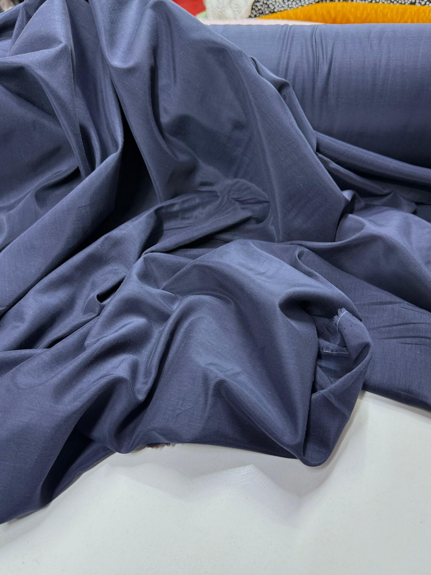 NAVY BLUE %100 PAMUK VUAL VİSKON