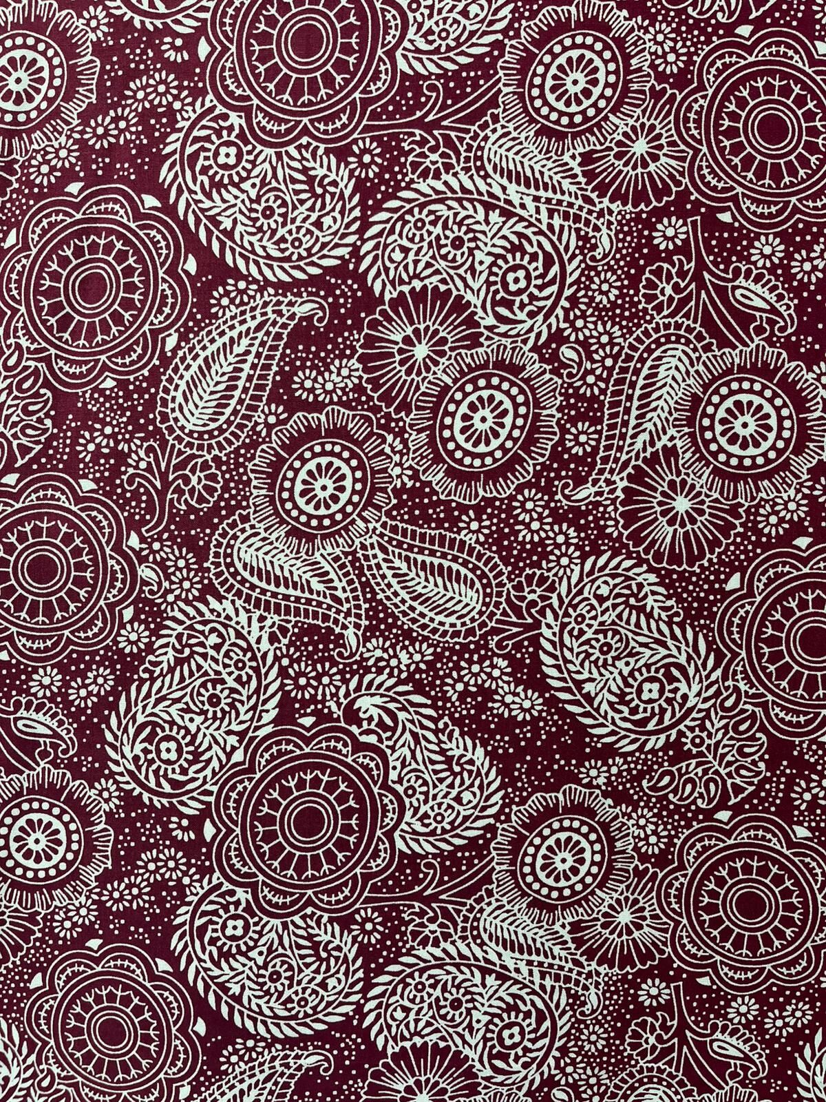 CHARM İTHAL VİSKON KUMAŞ Bordo
