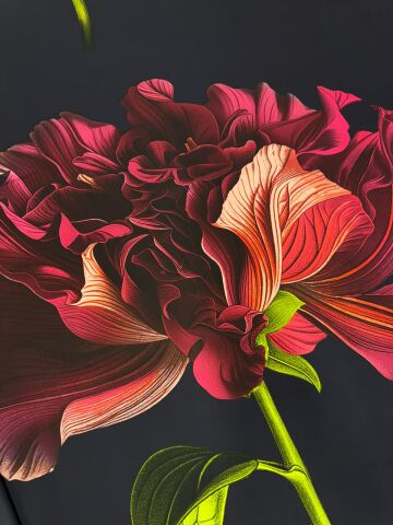 SATEN KUMAŞ BİG ROSE