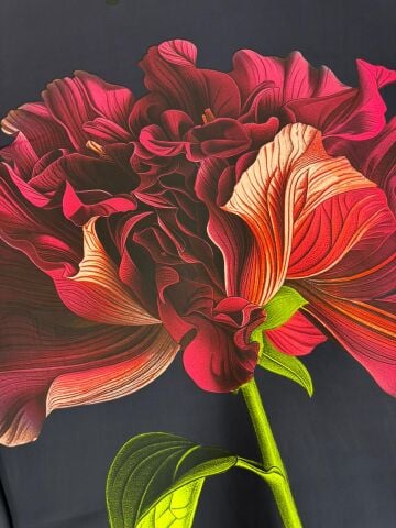 SATEN KUMAŞ BİG ROSE