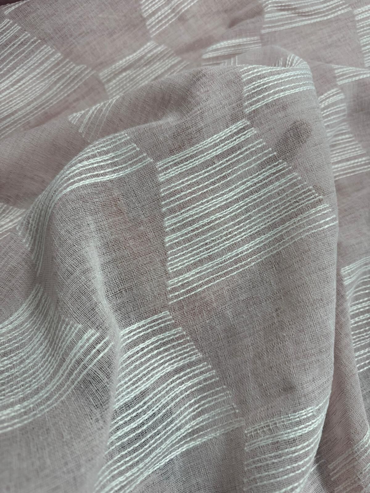 TÜL PERDE PEARL TOZ PEMBE