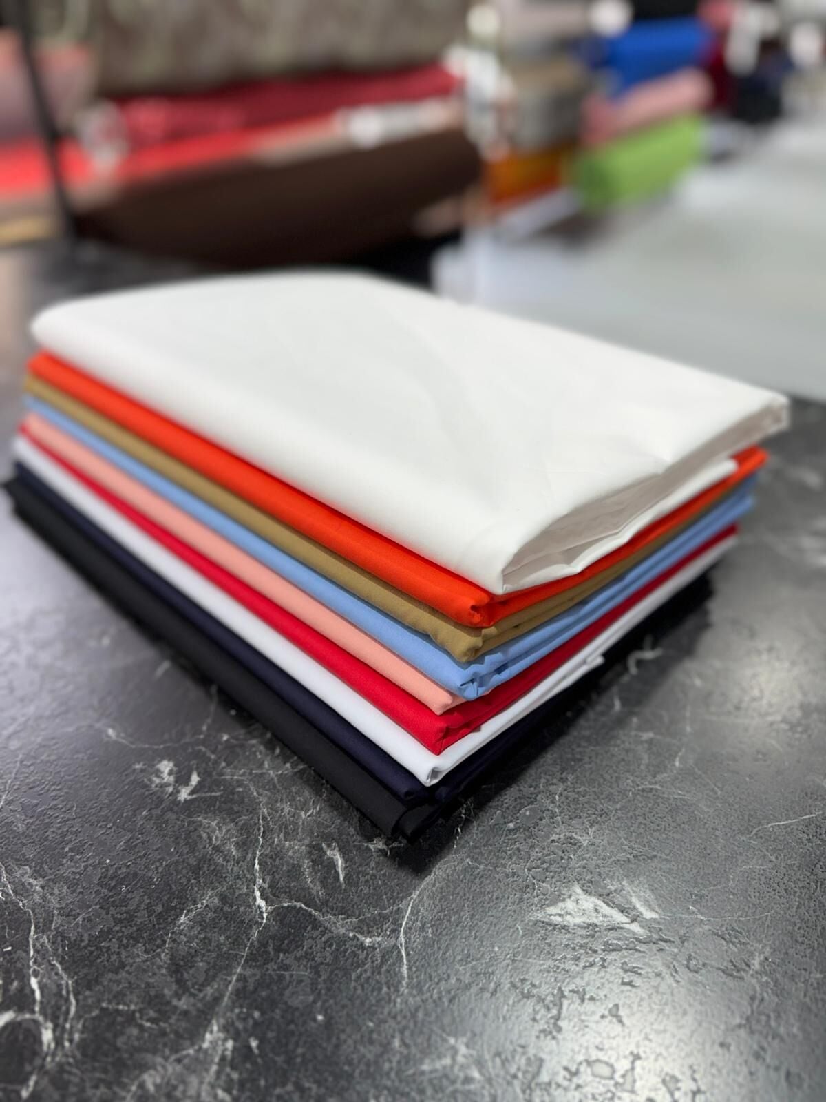 POPLİN PAMUK DÜZ RENK