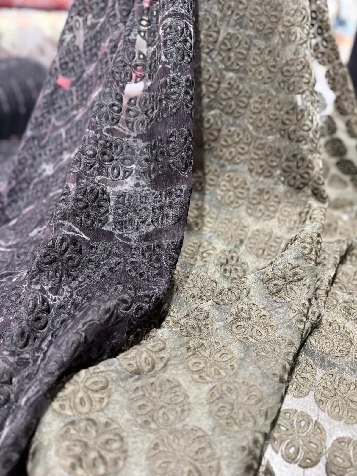 ORGANZE İŞLEMELİ BRODE