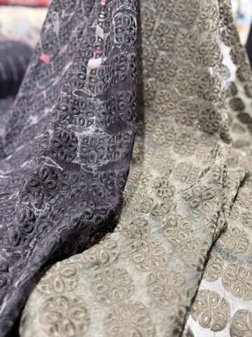 ORGANZE İŞLEMELİ BRODE