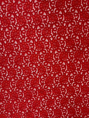 KORDENALI DANTEL KIRMIZI