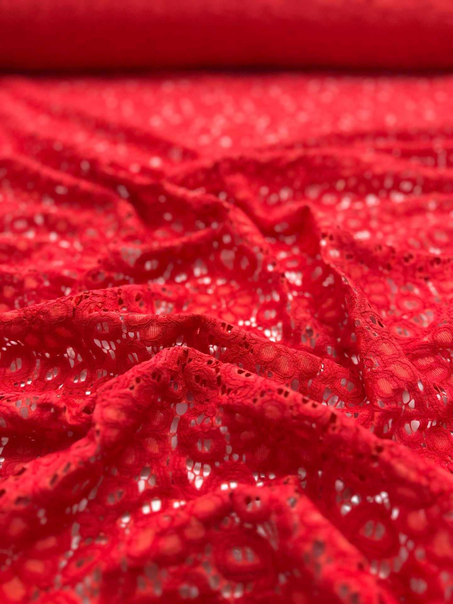 KORDENALI DANTEL KIRMIZI