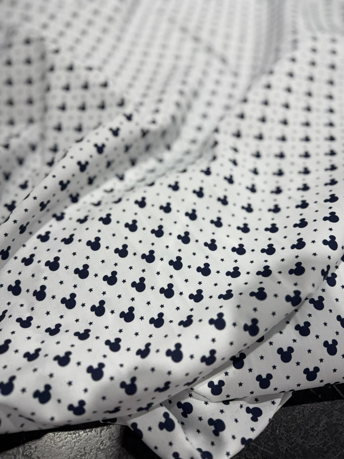 PAMUK KETEN MICKEY MOUSE KUMAŞ