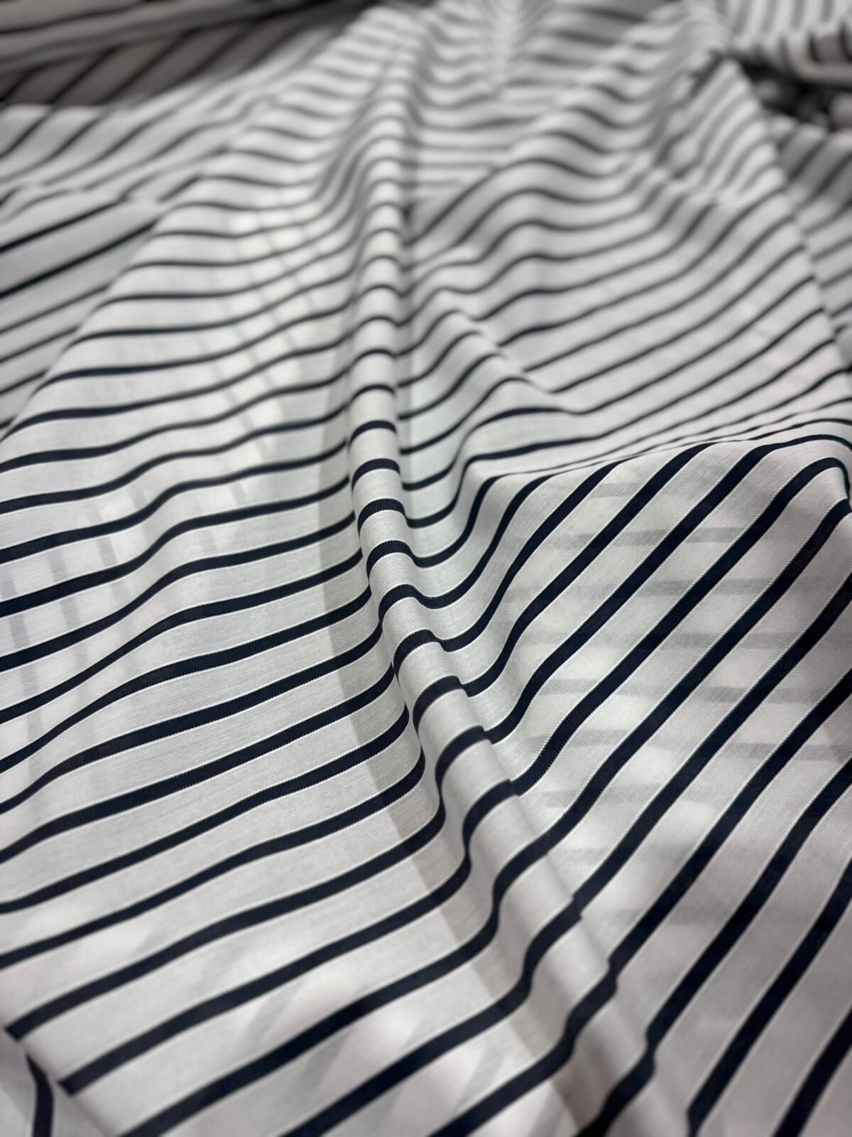 ÇİZGİLİ KETEN AYROBİN KUMAŞ