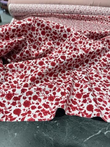 POPLİN PAMUK RED