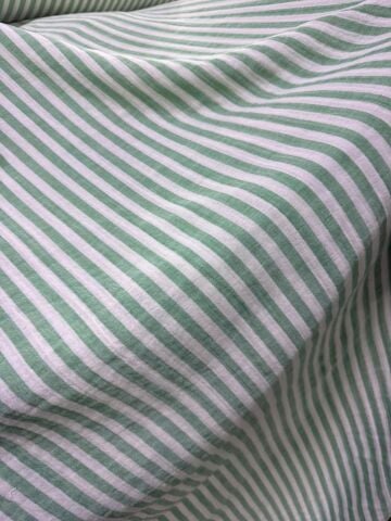 MÜSLİN YEŞİL ÇİZGİ