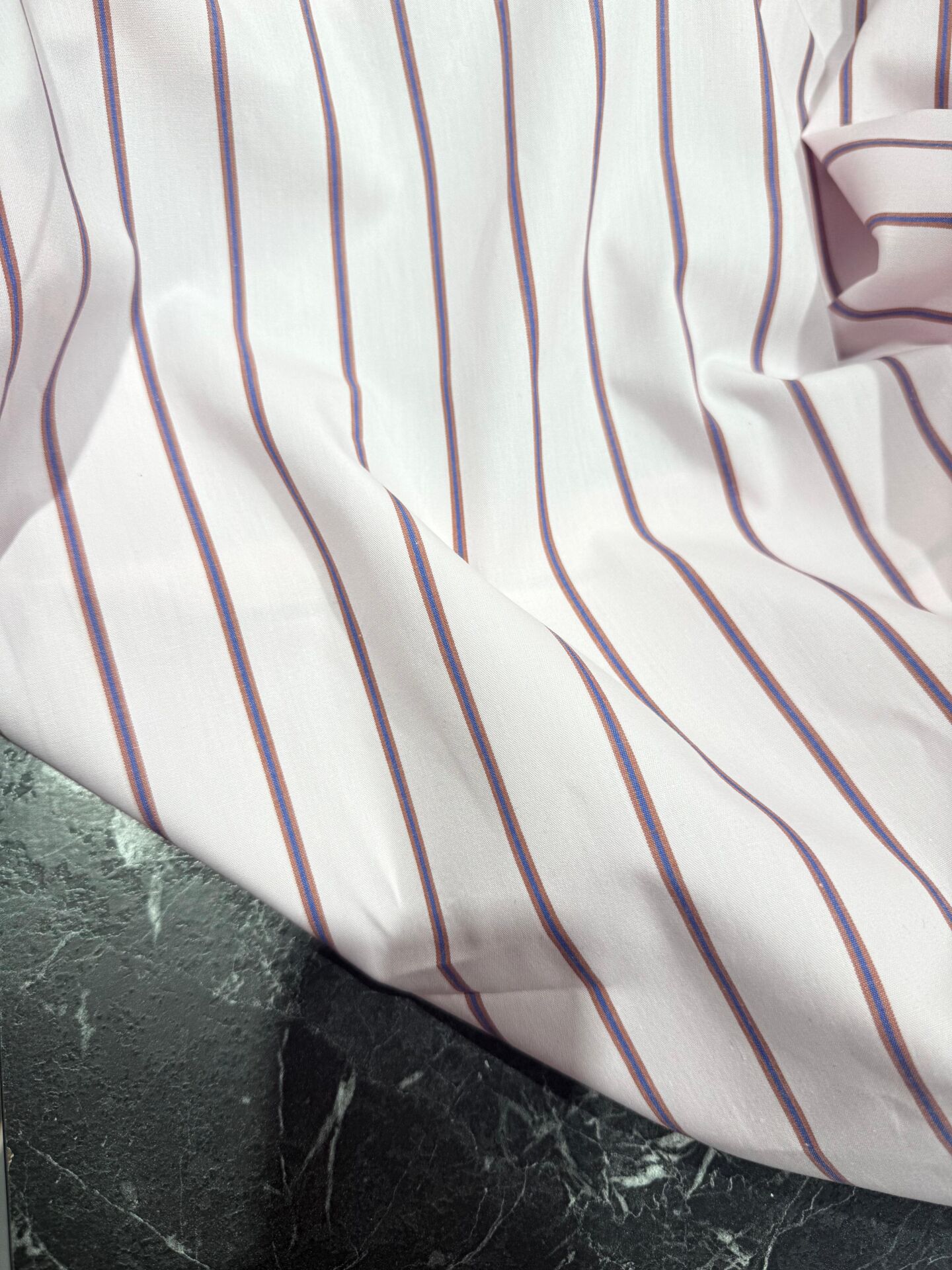 MODA ÇİZGİLİ PAMUKLU POPLİN pembe