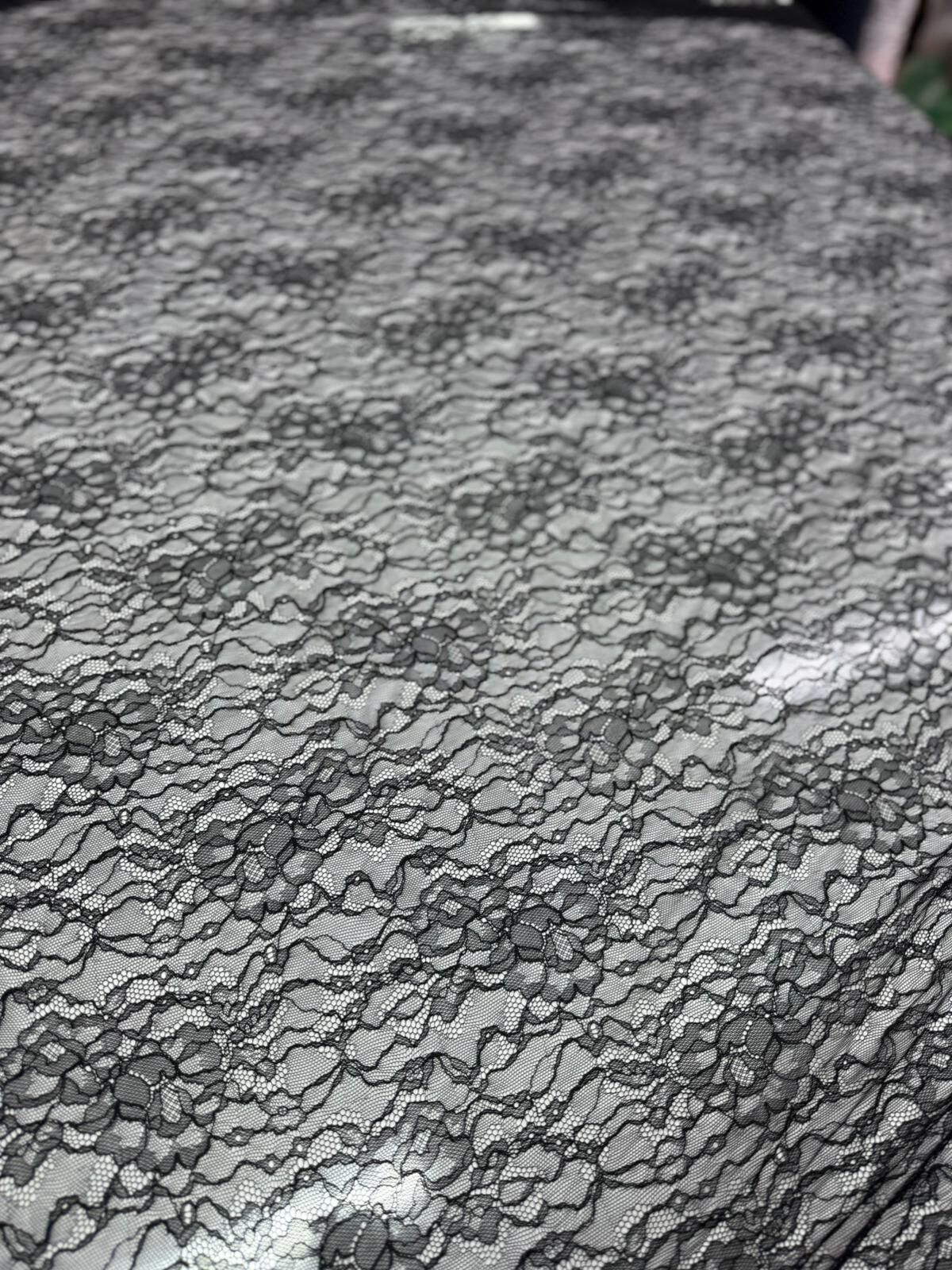 KORDENALI DANTEL SİYAH