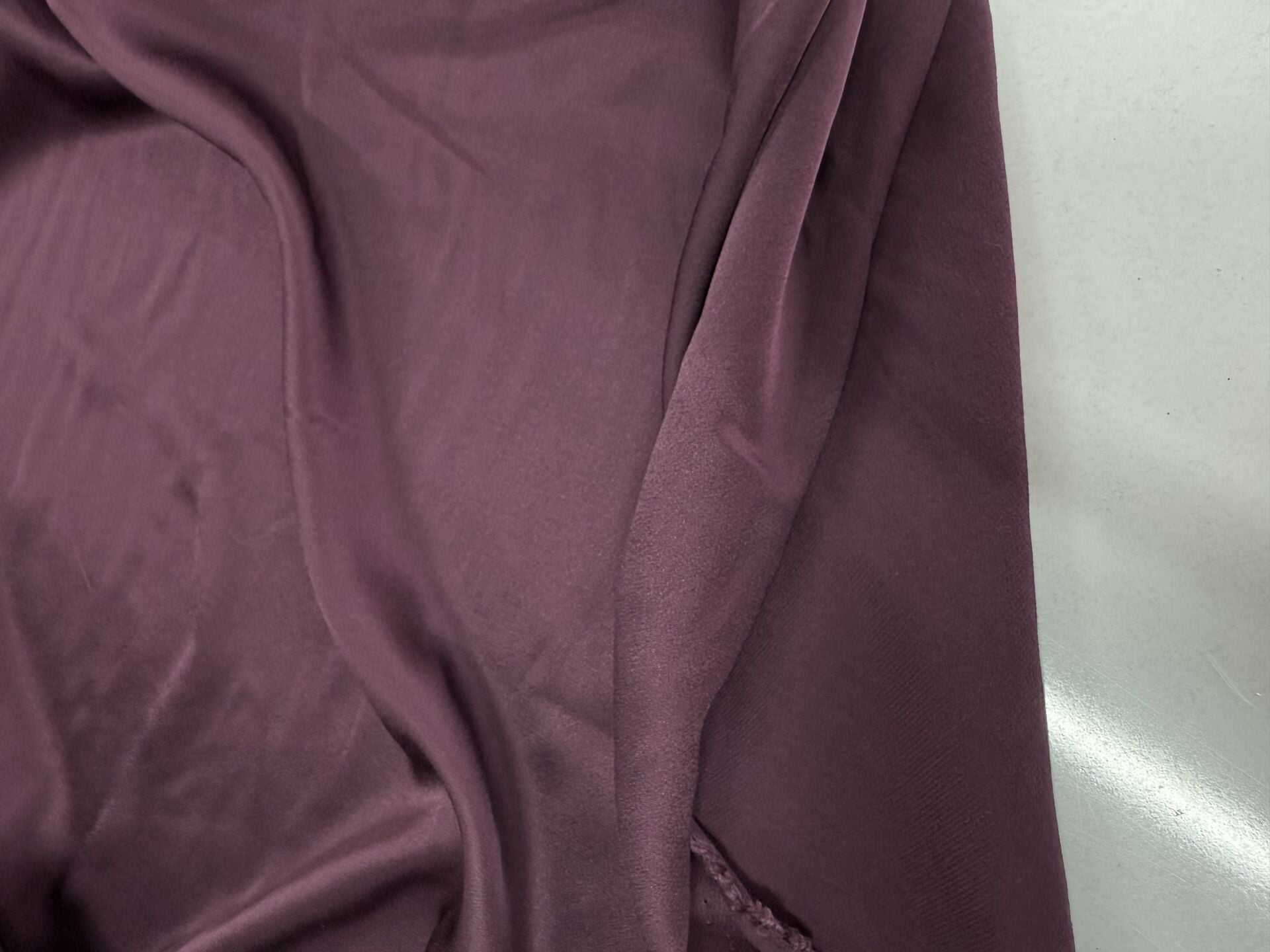 FLOŞ SATEN BORDO