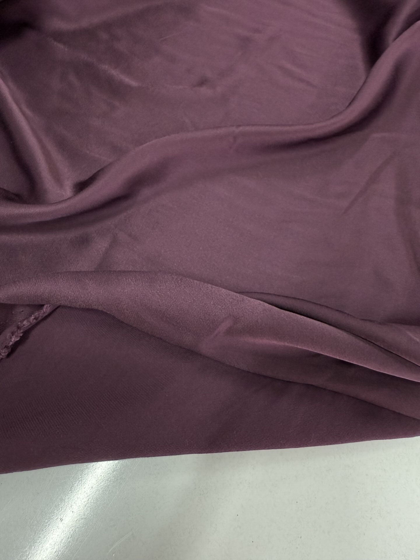 FLOŞ SATEN BORDO