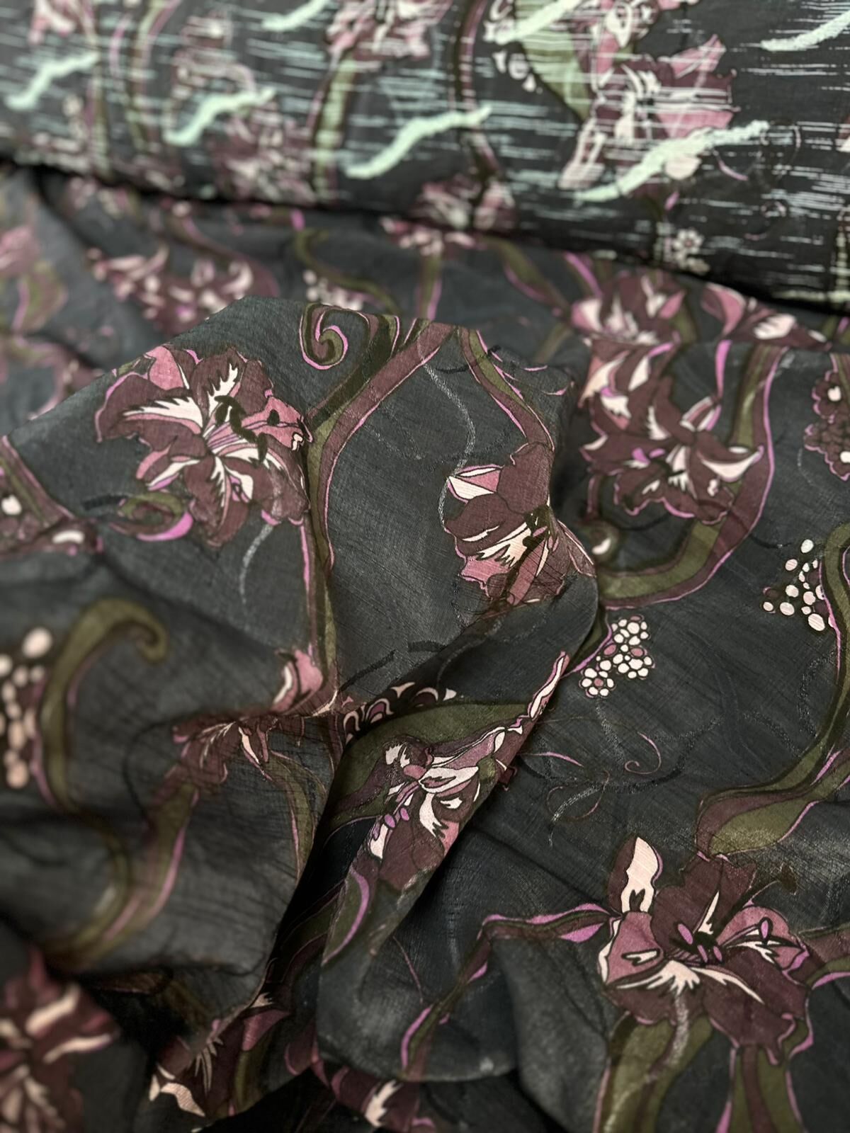 ÇİÇEKLİ FLOŞ KETEN