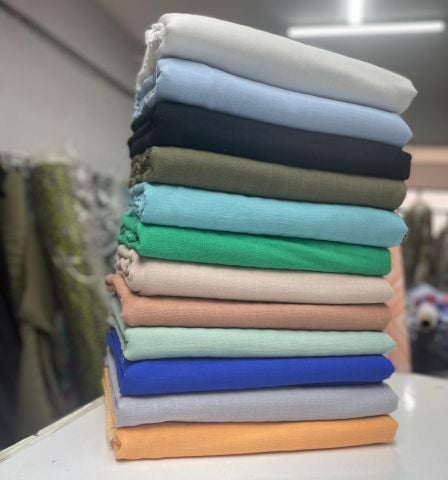 MÜSLİN %100 PAMUK GENİŞ ÇİZGİ