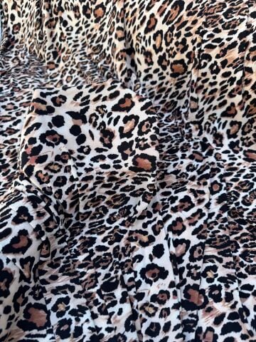 SANDY LEOPAR DESEN BEJ