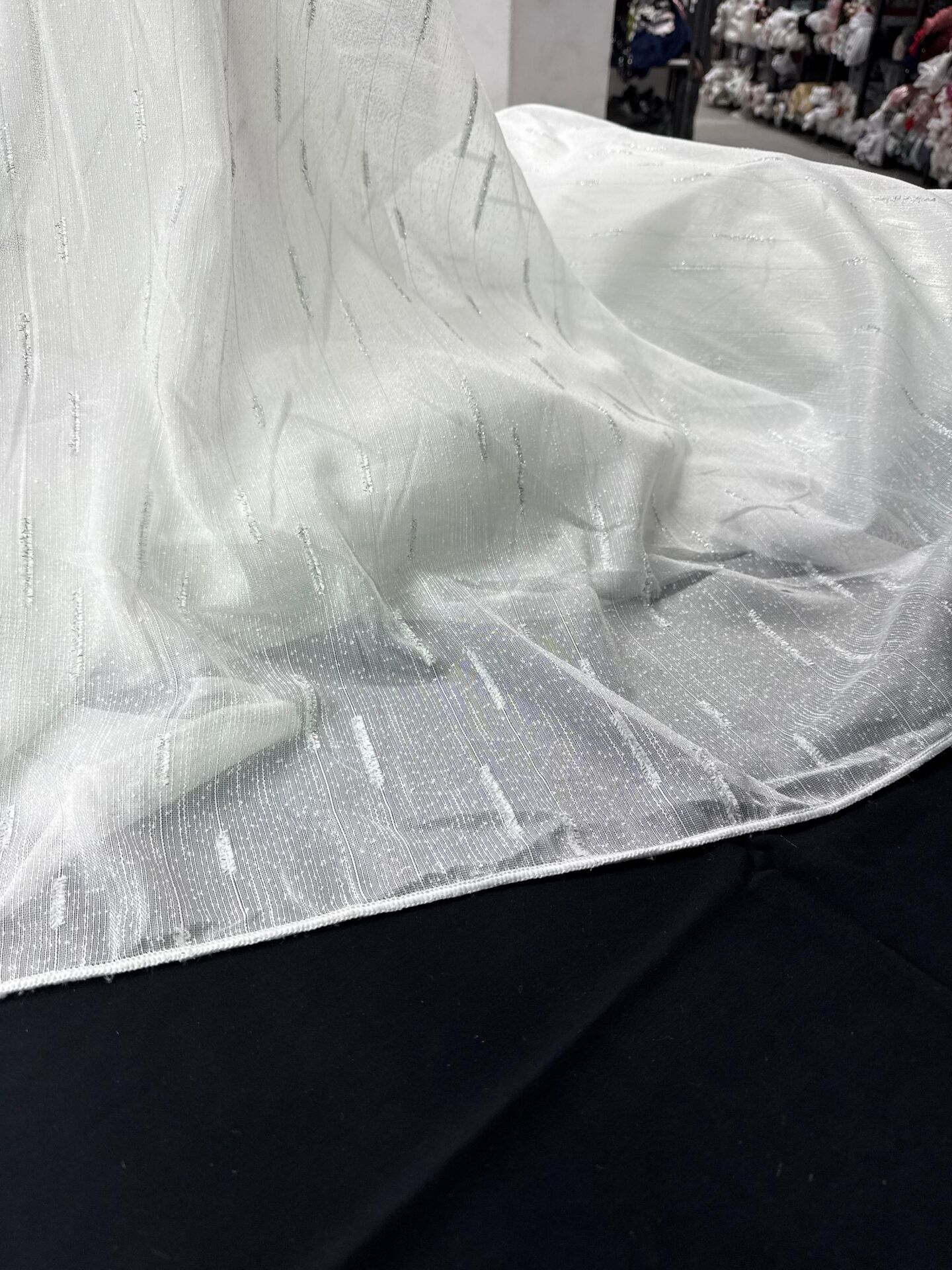 SİM DETAYLI TÜL PERDE