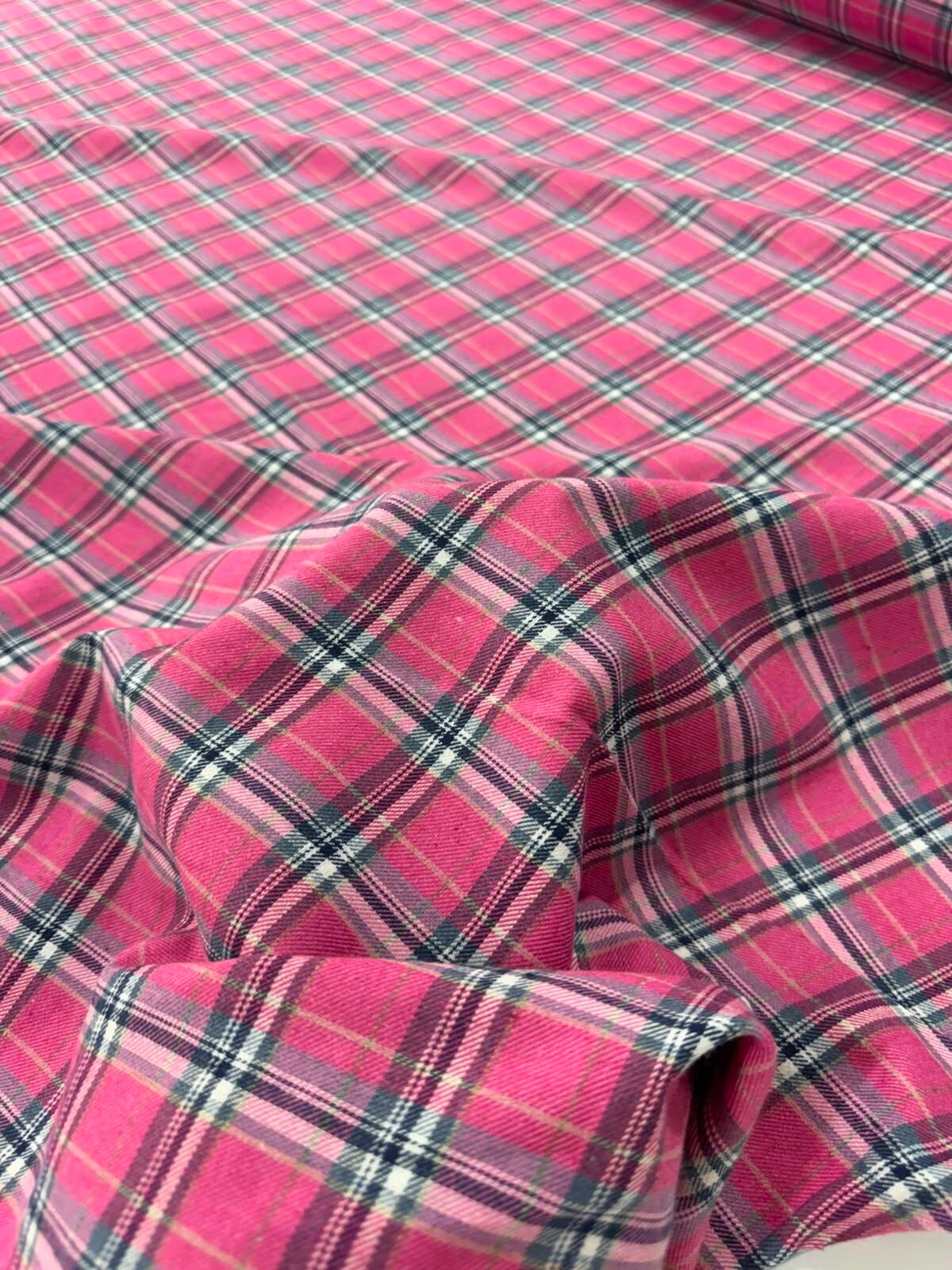 FLANEL %100 PAMUK koyu pembe