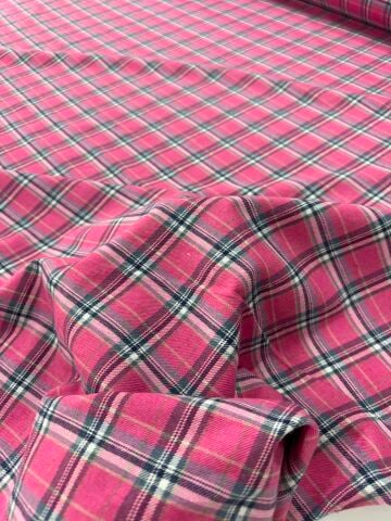FLANEL %100 PAMUK koyu pembe