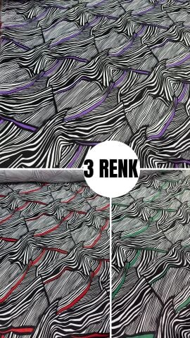 ZEBRA FLOŞ SATEN