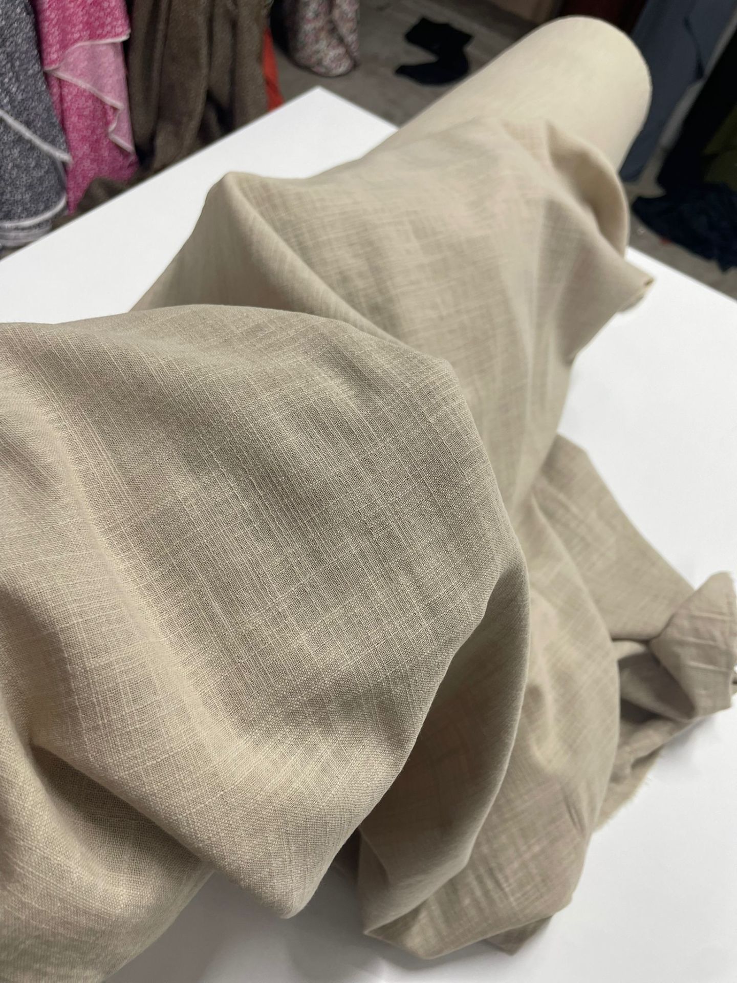 VİZON %100 PAMUK KETEN