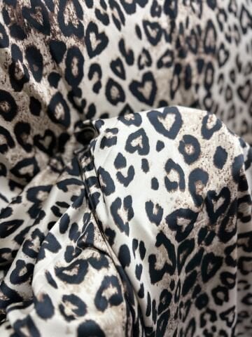 LEOPAR LİKRALI SATEN
