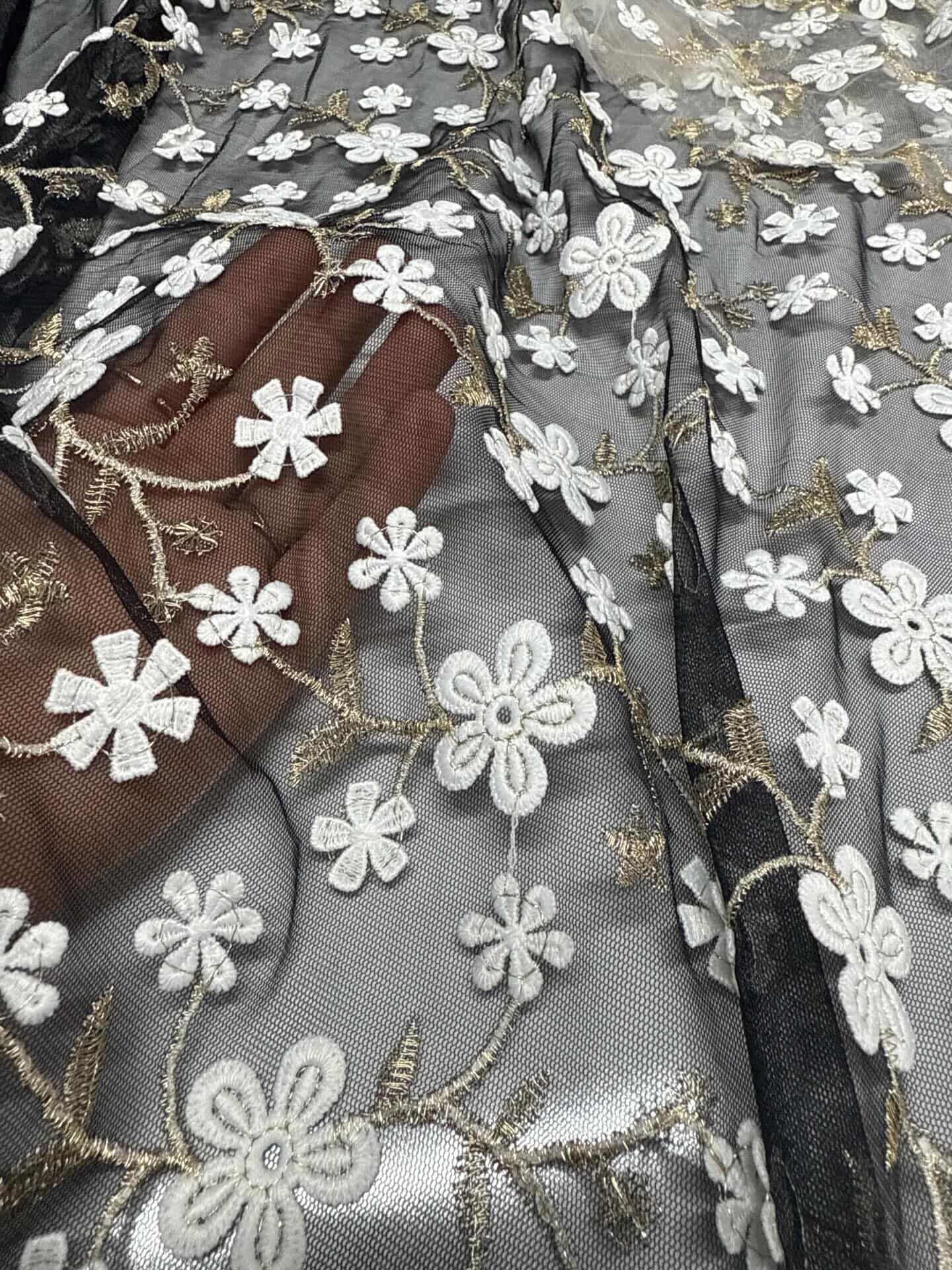 NAKIŞLI BRODE GOLD Siyah