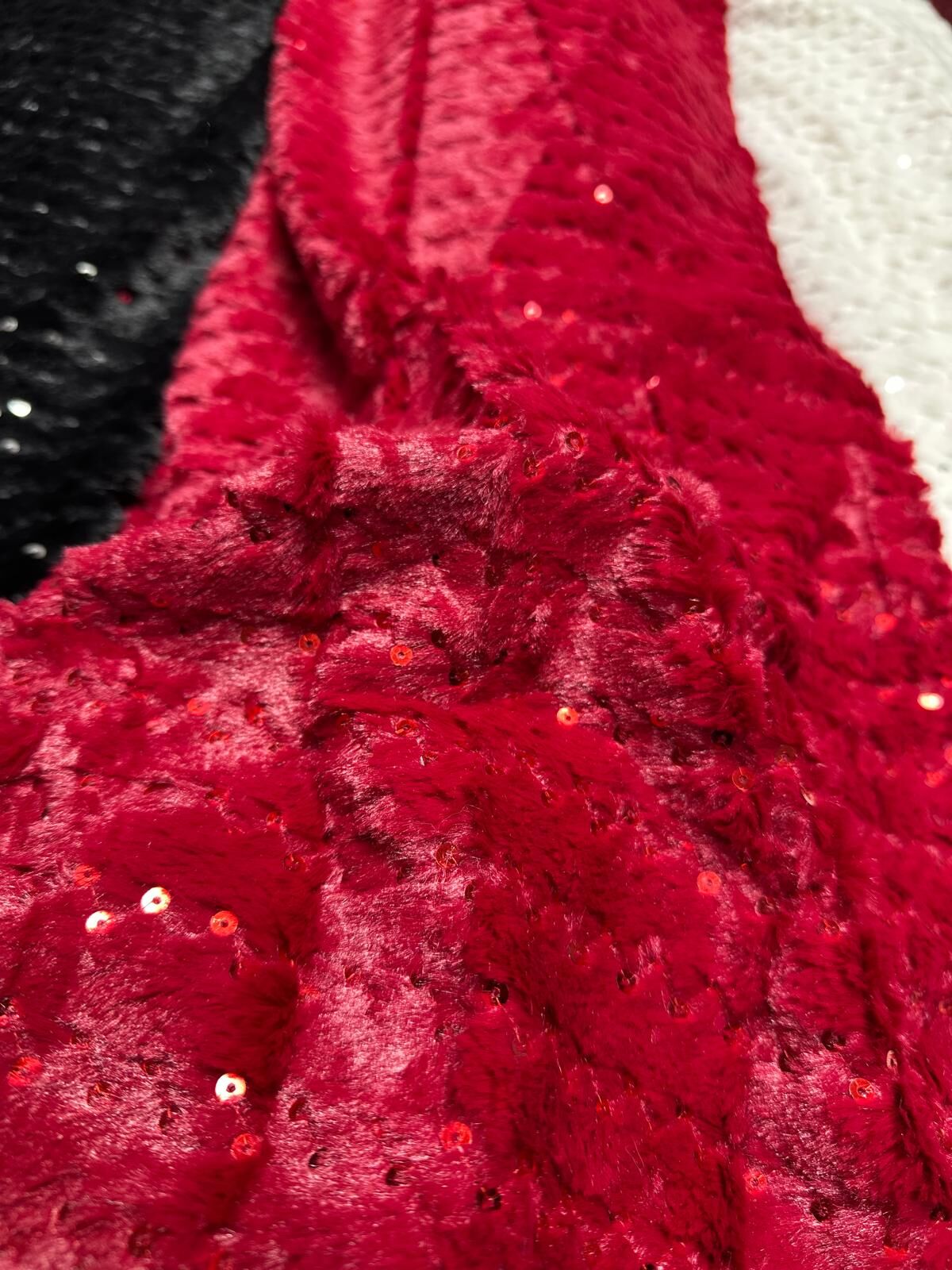 PELUŞ TAVŞAN TÜYÜ Kırmızı
