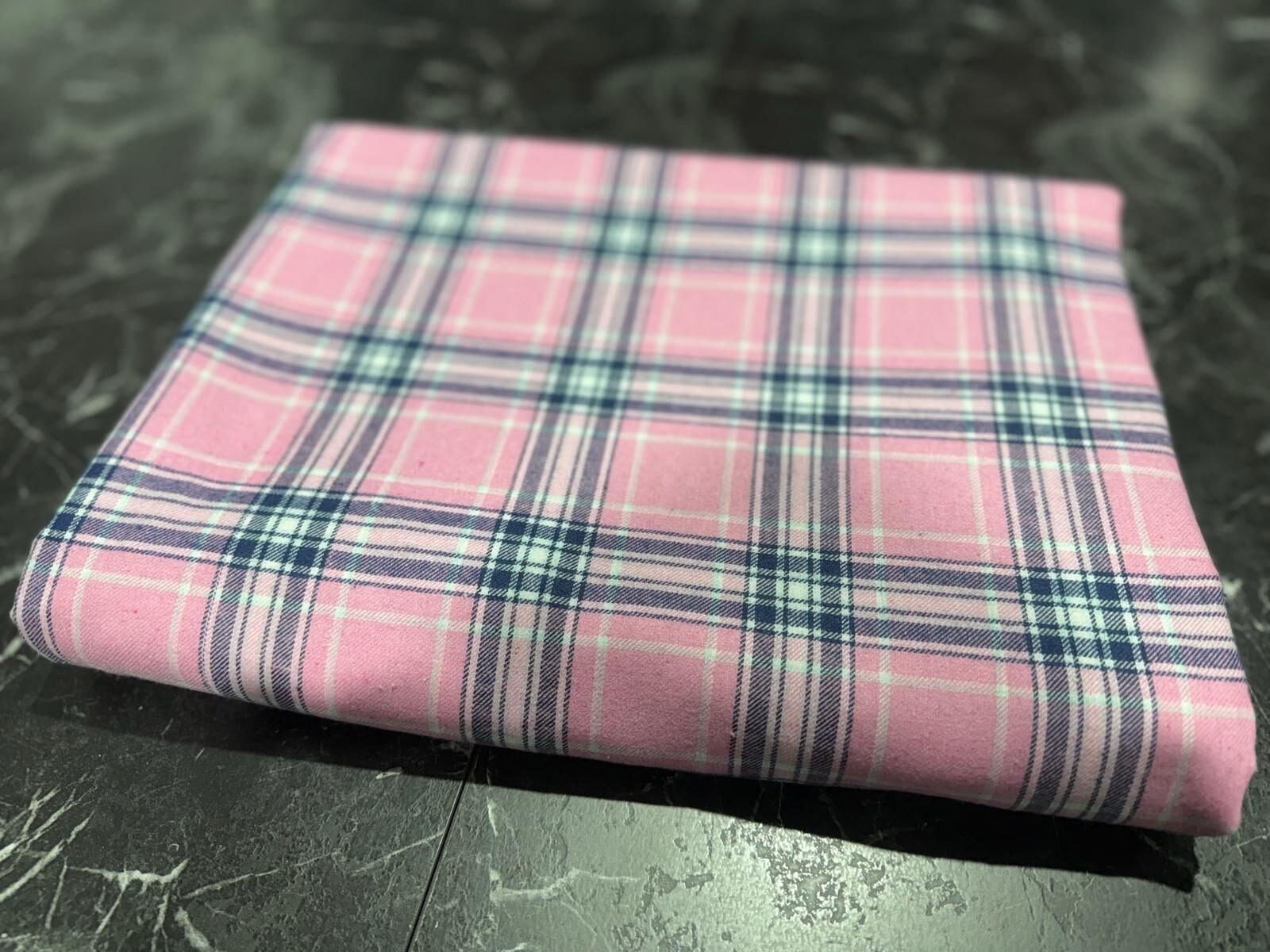 FLANEL %100 PAMUK TOZ PEMBE