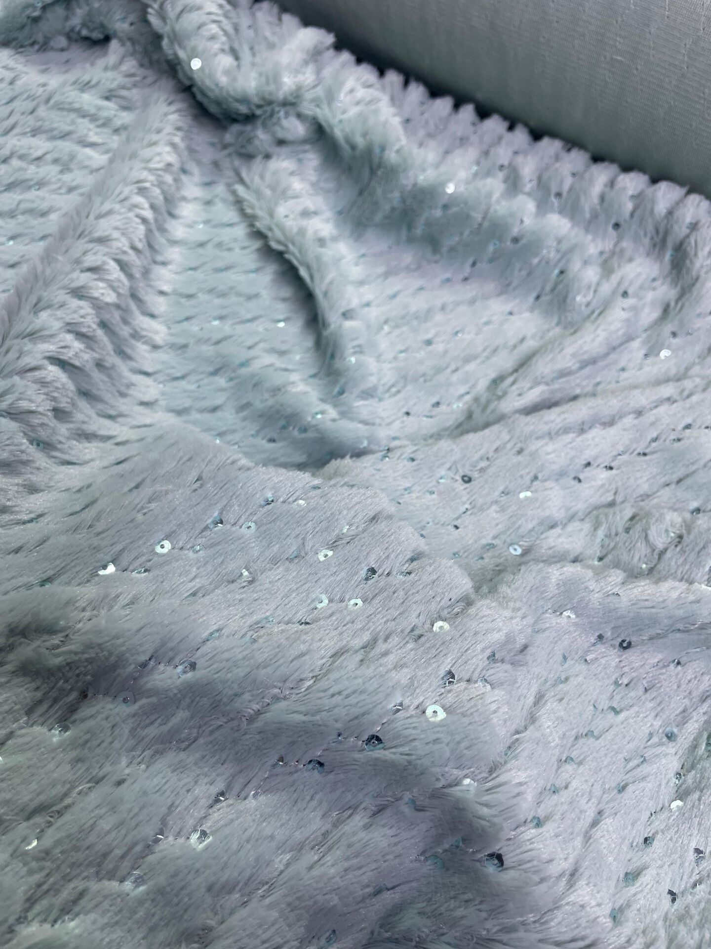 PELUŞ TAVŞAN TÜYÜ buz mavisi